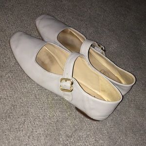 Sam edelman light grey maryjane shoes